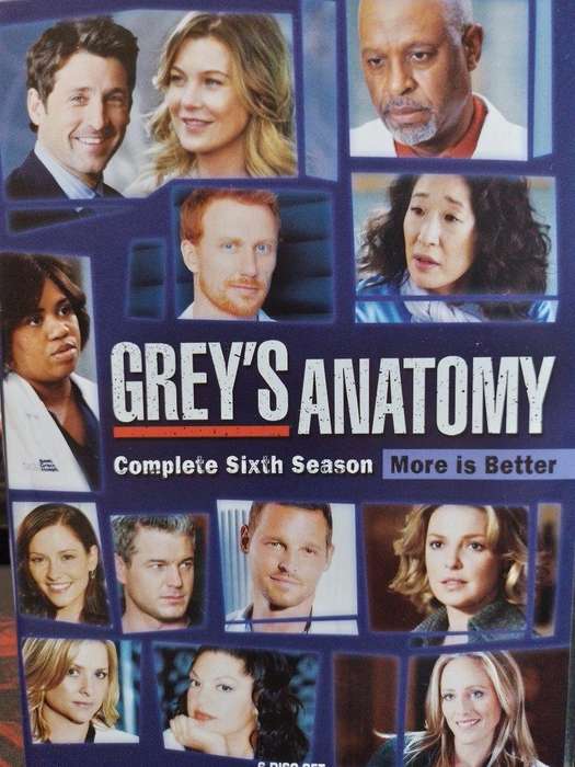 DVD - Grey's Anatomy - Complete Sixth Season
