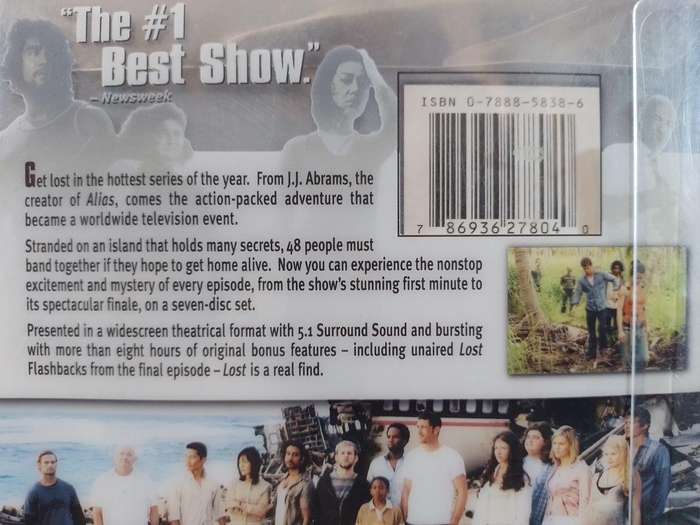 DVD - LOST The Complete First Season (NTSC Region 1)