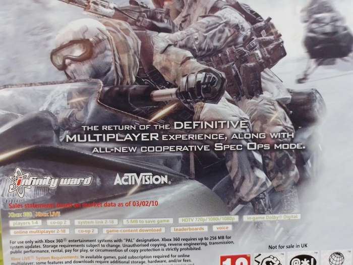 Xbox 360 - Call of Duty Modern Warfare 2 - Classics