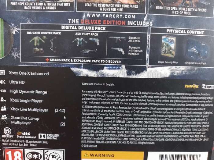 Xbox ONE - Far Cry 5 Deluxe Edition