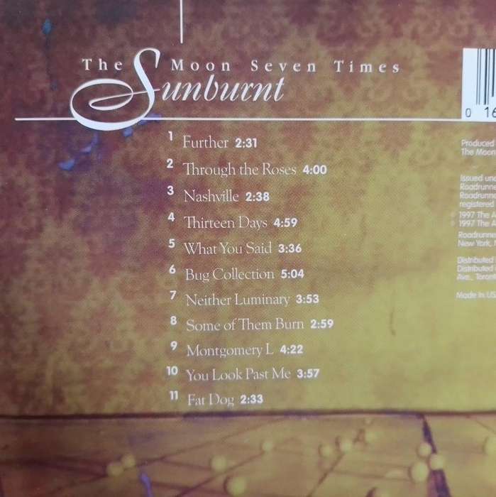 CD - The Moon Seven Times - Sunburnt