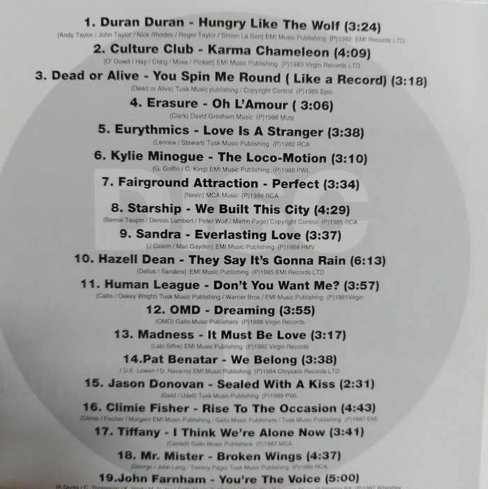 CD - The Best Eighties Album In The World...Ever! Volume 2 (2cd) CDBEST(WLMD) 18