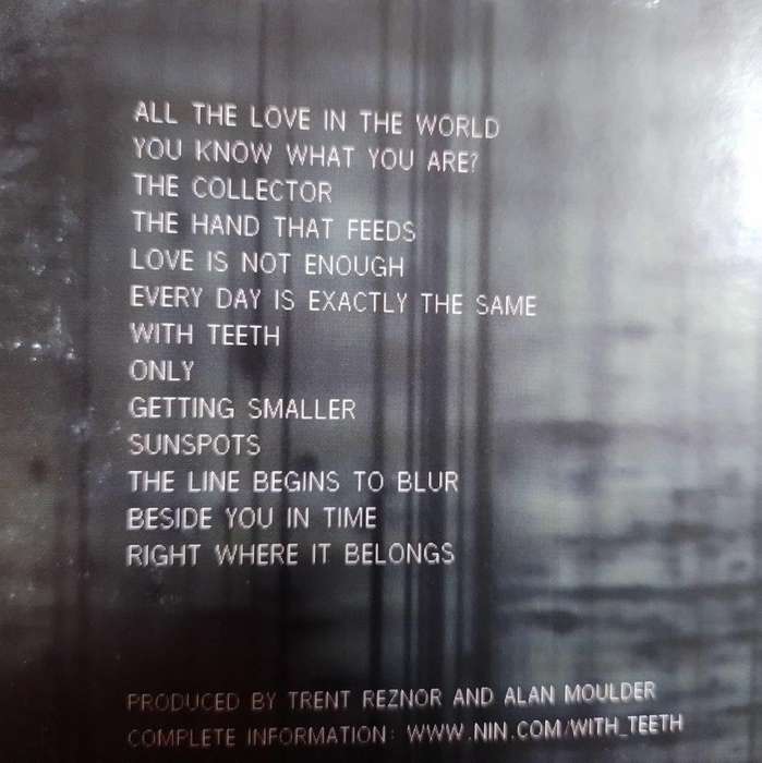 CD - Nine Inch Nails - With Teeth (Digipak)