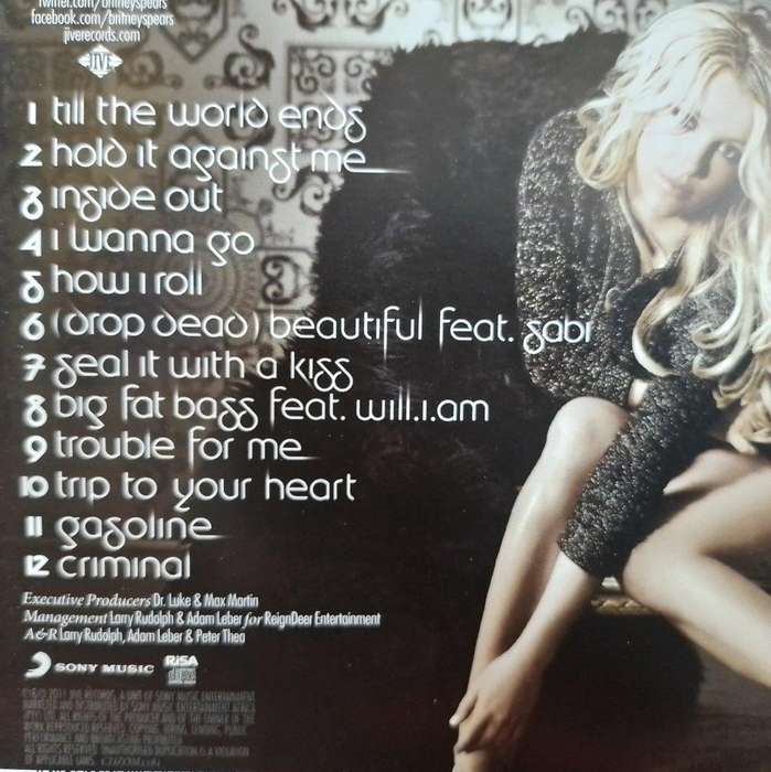 CD - Britney Spears - Femme Fatale - CDZOM2181
