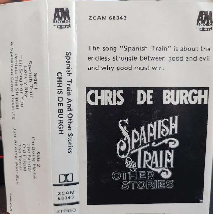 Cassette - Chris De Burgh Spanish Train and Other Stories