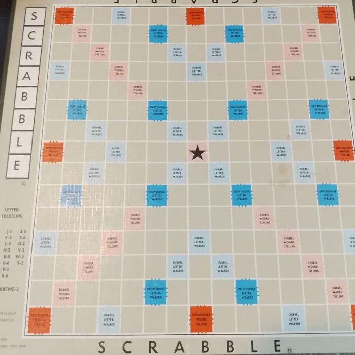 Vintage Scrabble Afrikaanse Uitgawe Spear`s Games