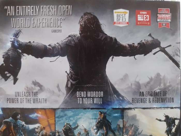 Xbox 360 - Middle Earth Shadow of Mordor