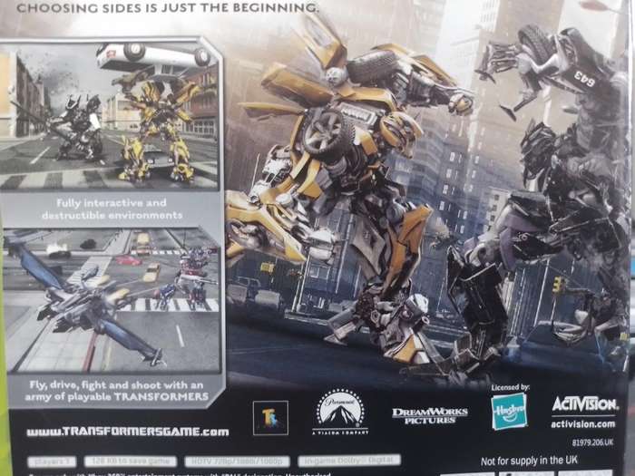 Xbox 360 - Transformers The Game