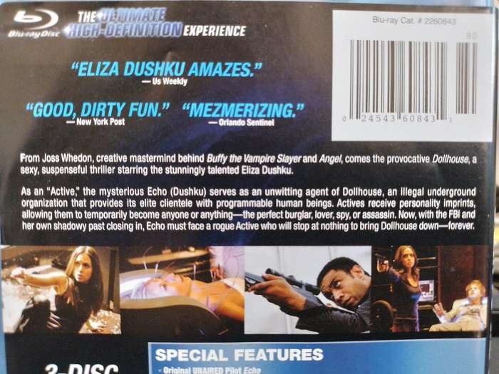 Blu-ray - DollHouse Season 1