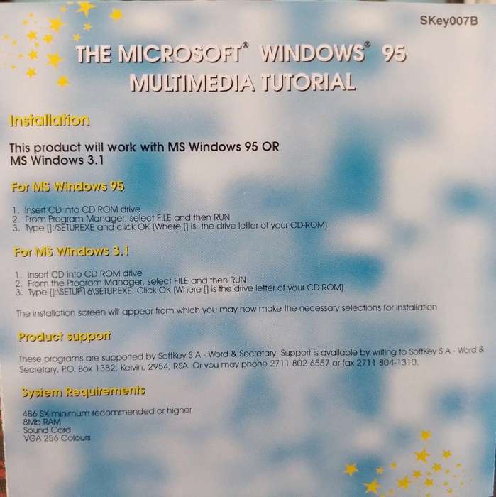 The Microsoft Windows 95 Multimedia Tutorial