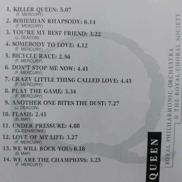 CD - Music of Queen Symphonic Rock