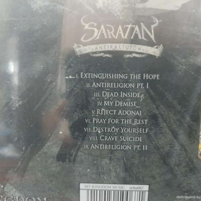 CD - Saratan - Antireligion (New Sealed)