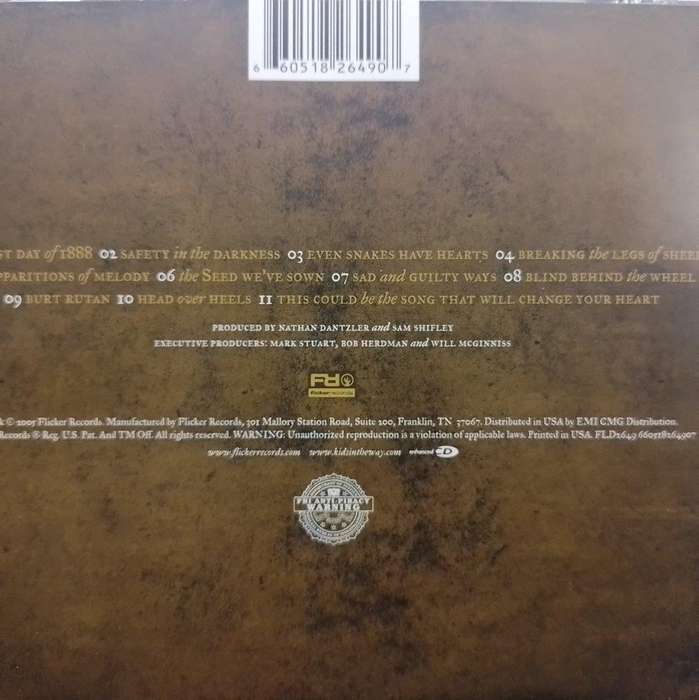 CD - Kids in The Way - Apparitions Of Melody