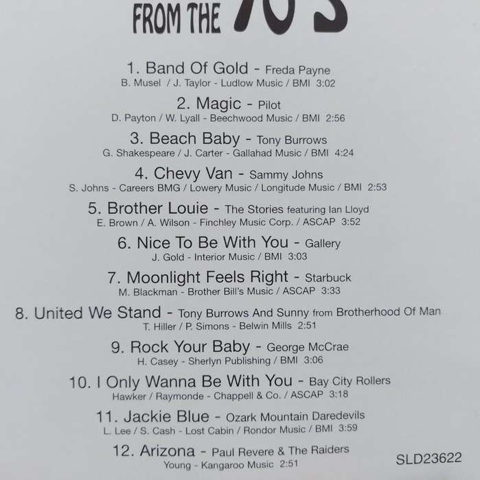 CD - Various - Hit Songs From The 70's