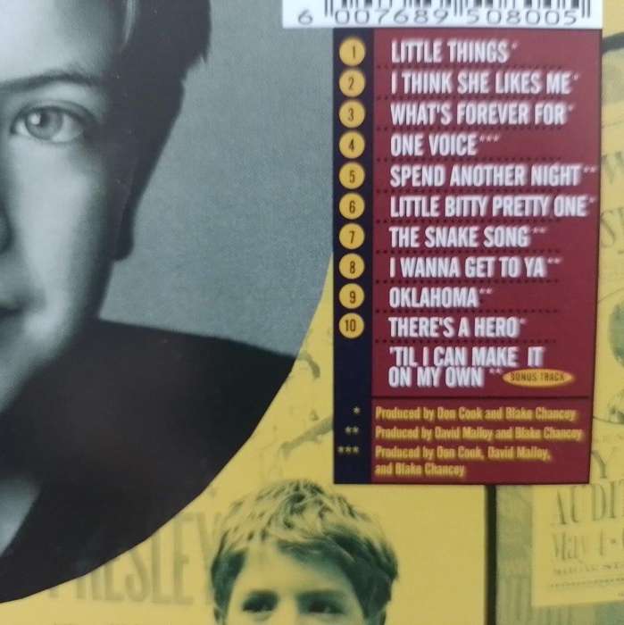 CD - Billy Gilman - One Voice