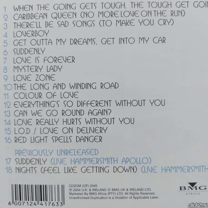 CD - Billy Ocean - Ultimate Collection - CDZOM (CF) 2045