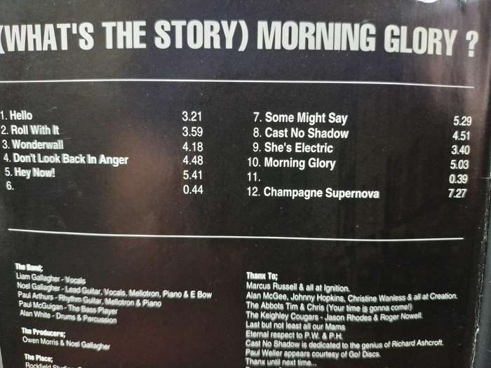 CD - Oasis - (What's The Story) Morning Glory? - CDEPC 4033 K (New Sealed)