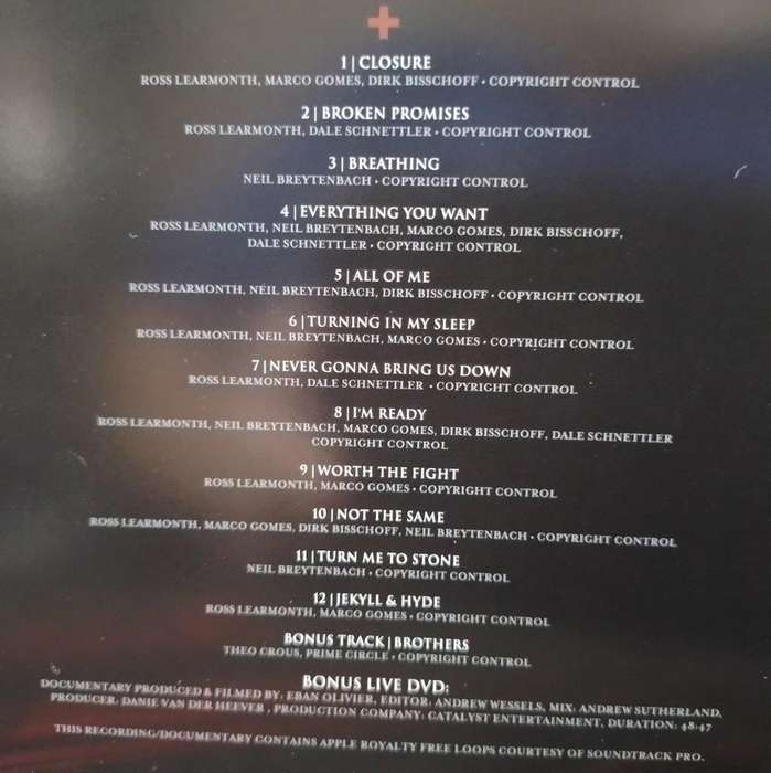 CD - Prime Circle - Jekyll & Hyde, Special Edition 48 Minute India Tour Documentary DVD