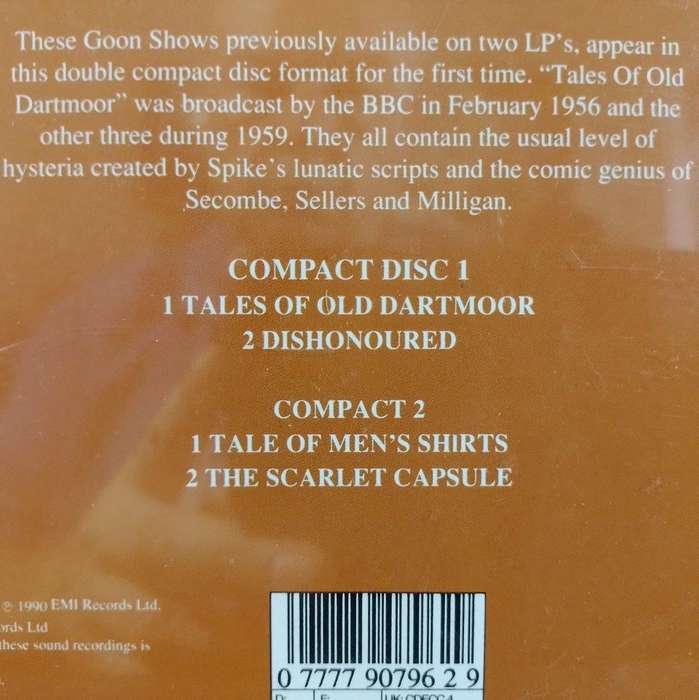CD - The Goon Show - Vol.1 (2CD)