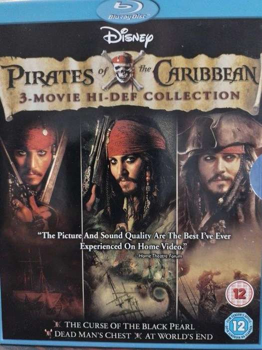 Blu-ray - Pirates of The Caribbean 3 Movie Collection