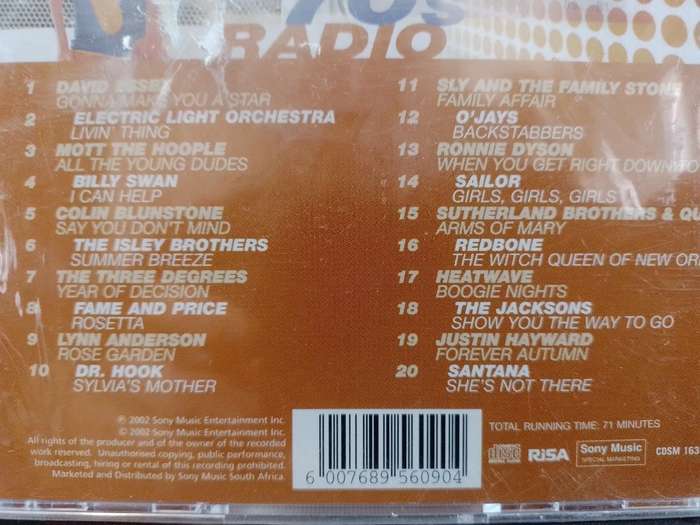 CD - Various - On Your 70's Radio (New Sealed)