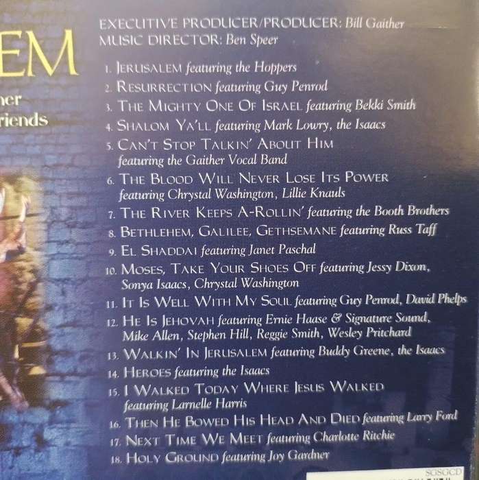 CD - Gaither Gospel Series - Jerusalem
