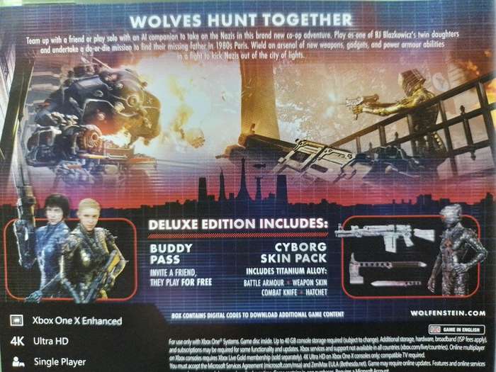 Xbox ONE - Wolfenstein Youngblood Deluxe Edition