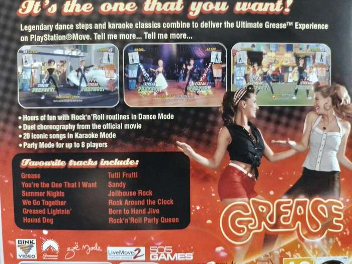 PS3 - Grease Dance (Playstation Move Required)