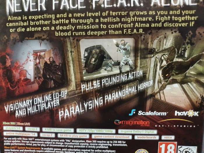 Xbox 360 - FEAR 3
