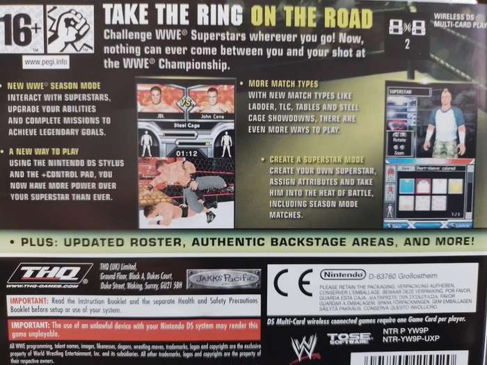 Nintendo DS - WWE Smackdown vs Raw 2009