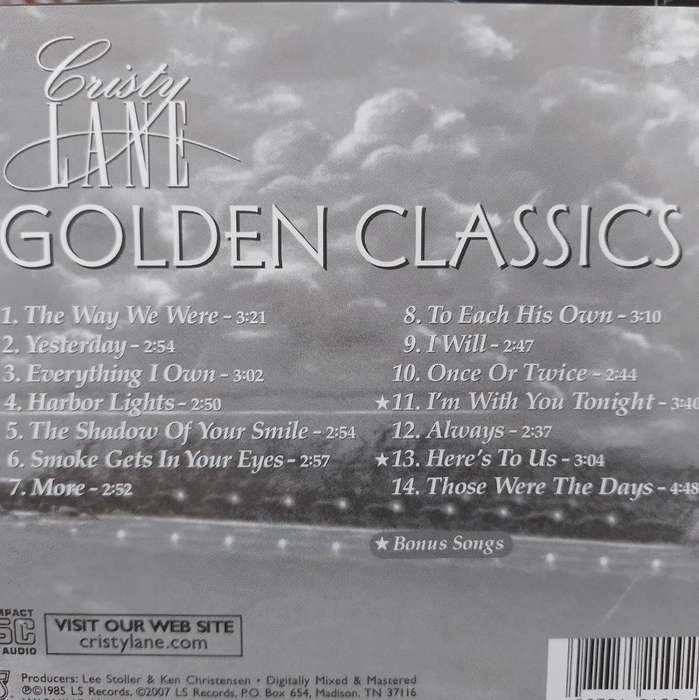CD - Cristy Lane - Golden Classics
