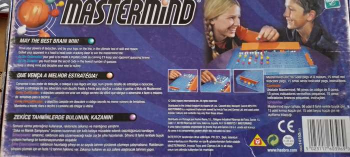 Mastermind Parker Hasbro 2000