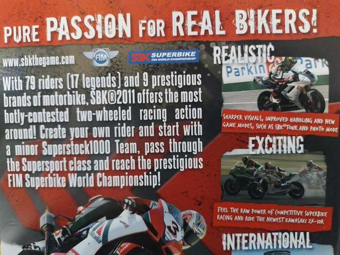 Xbox 360 - SBK 2011 FIM Superbike World Championship