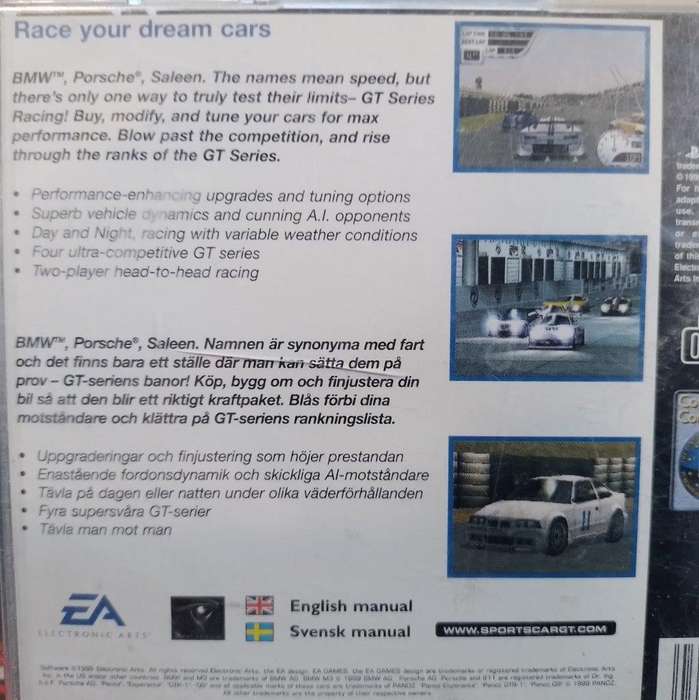 PS1 - Sports Car GT (Pal black disc)