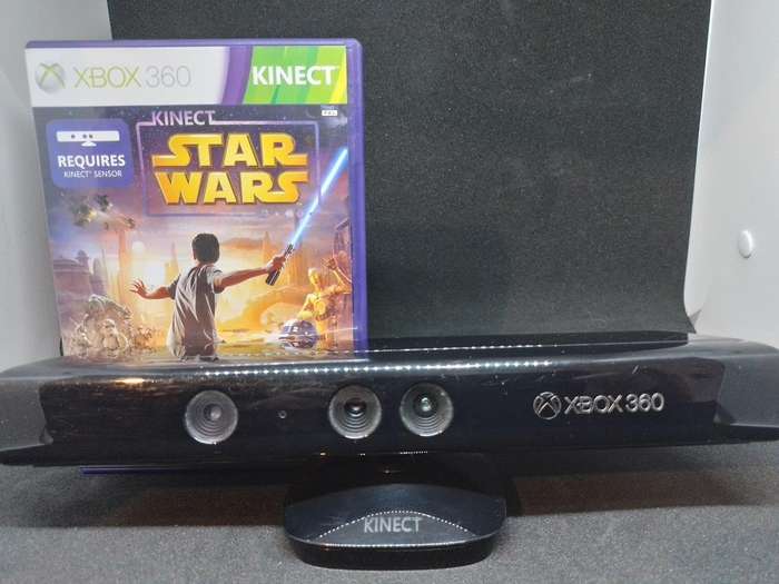 Xbox 360 - Kinect Sensor + Kinect Star Wars Game Bundle