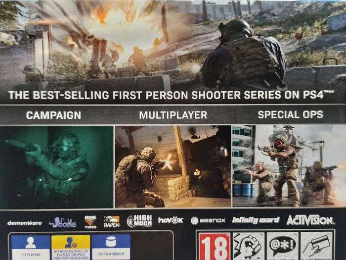 PS4 - Call of Duty Modern Warfare