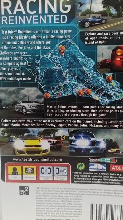 PSP - Test Drive Unlimited
