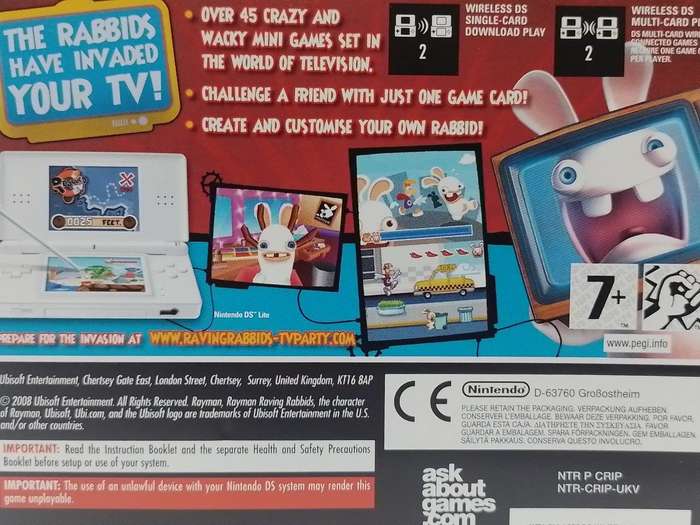 Nintendo DS - Rayman Raving Rabbids TV Party