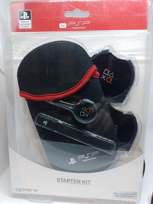 PSP Street, Starter Kit  Charger, Carry Case, 512mb Memory Card +  10 Games Bundle