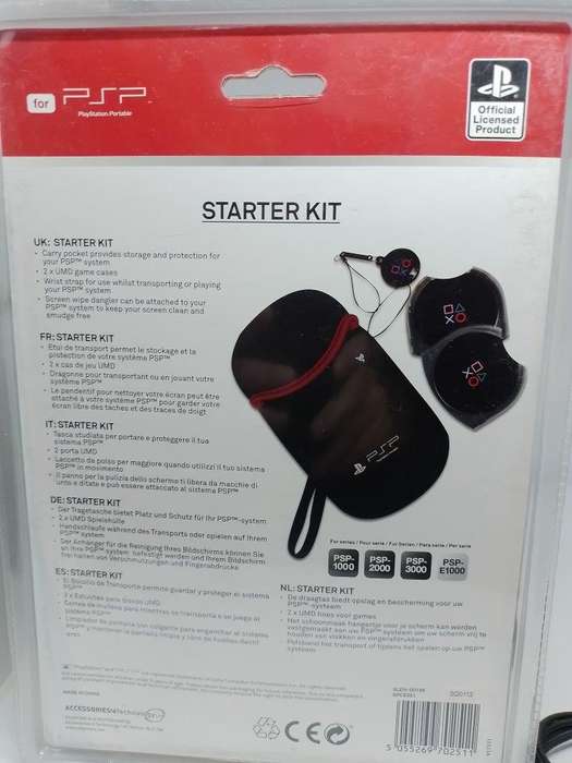 PSP Street, Starter Kit  Charger, Carry Case, 512mb Memory Card +  10 Games Bundle