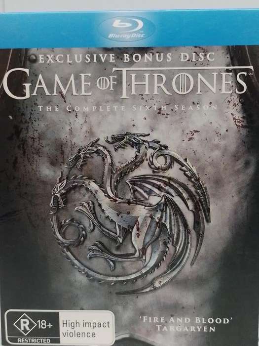 Blu-ray - Game of Thrones The Complete Sixth Season
