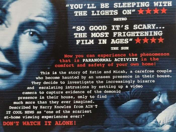 DVD - Paranormal Activity