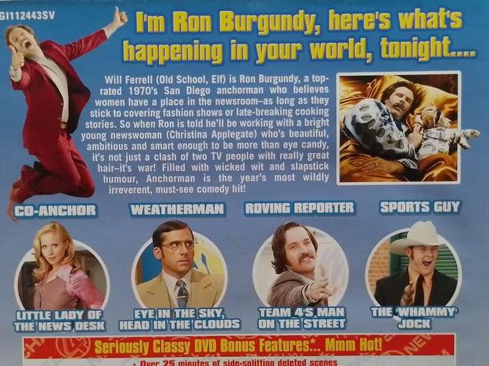 DVD - Will Ferrell Anchorman