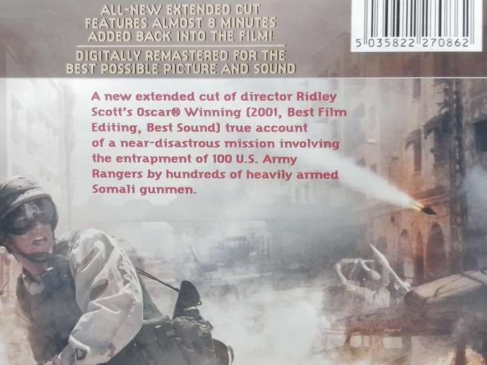 DVD - Black Hawk Down Extended Cut