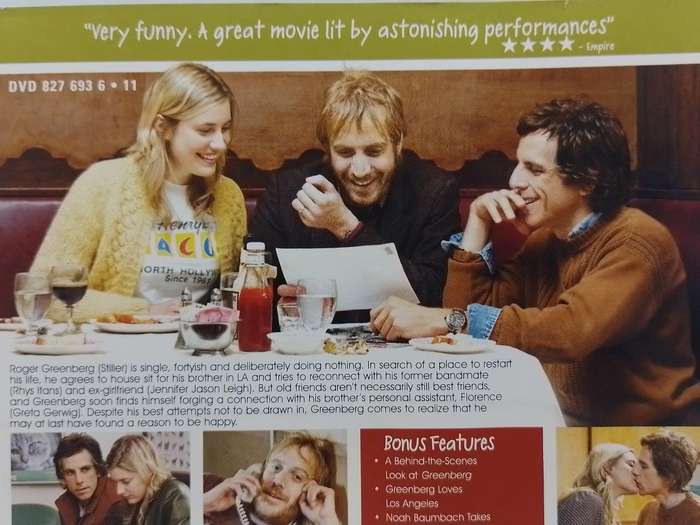 DVD - Greenberg Ben Stiller
