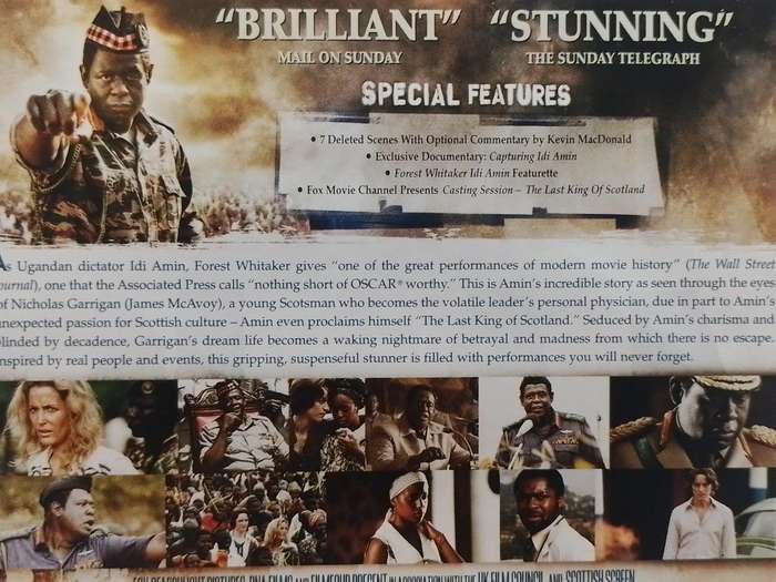 DVD - The Last King Of Scotland