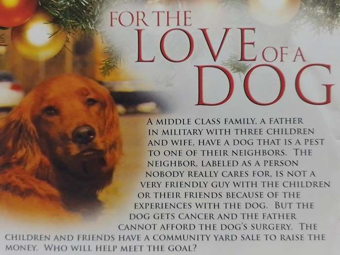 DVD - For The Love Of A Dog