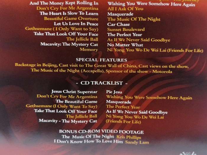 DVD - Andrew Lloyd Webber Masterpiece (Dvd + Cd)