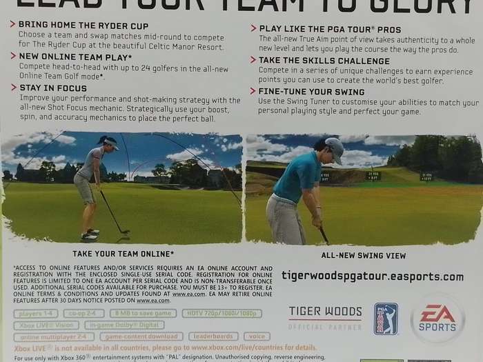 Xbox 360 - Tiger Woods PGA Tour 11