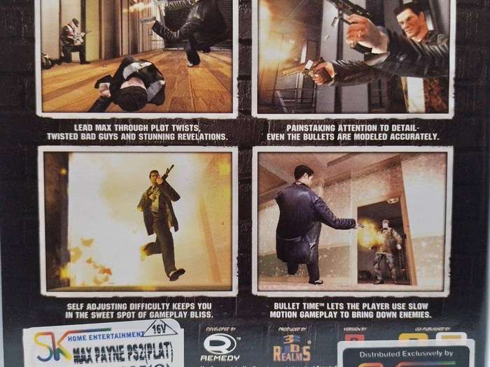 PS2 - Max Payne - Platinum